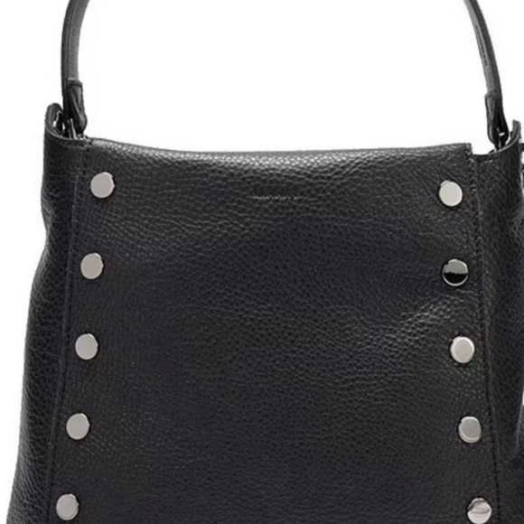 NWT Hammitt large Bryant Black with Gunmetal rivets Shoulder Bag - Picture 3 of 16